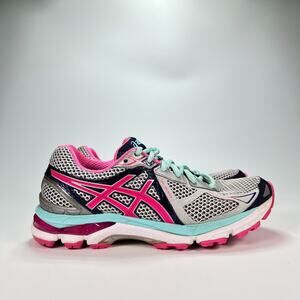Asics Gel GT-2000 3 Pink Gray Trail Running Shoes Breathable T550N Womens Size 8